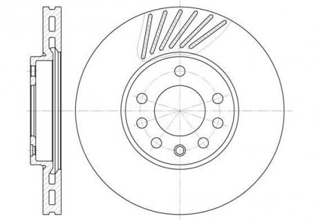 6494.10 ROADHOUSE Диск тормозной Vectra B Saab 9-3 9-5