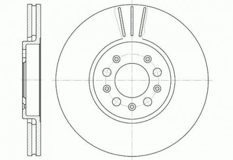 6544.10 ROADHOUSE Тормозной диск