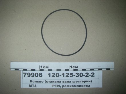 120-125-30-2-2 Рось Гума Кольцо 120-125-30-2-2 ГОСТ 18829-73 (ГОСТ 9833-73)(пр-во Украина)