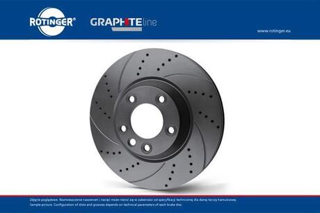 RT 2788-GL/T5 ROTINGER Диск тормозной вентилируемый графитовый (кратно 2) BMW 3 (E46), Z4 (E85) [300X52] (RT 2788-GL/T5) ROTINGER