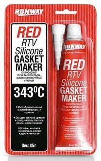 RW8500 RUNWAY Силиконовый герметик высокотемпературный красный