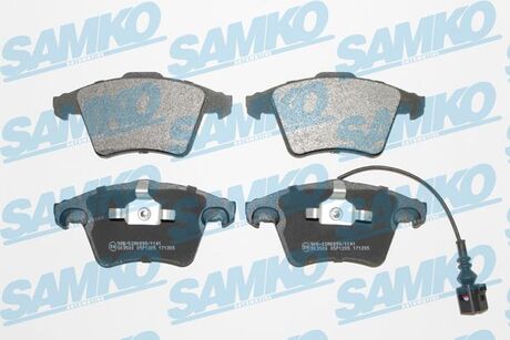 5SP1205 SAMKO Тормозные колодки, дискове гальмо (набір)