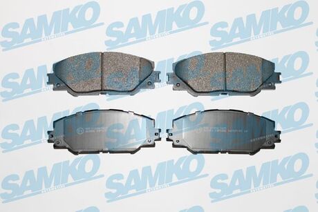 5SP1282 SAMKO Тормозные колодки, дискове гальмо (набір)