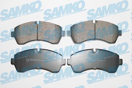 5SP1295 SAMKO Тормозные колодки, дискове гальмо (набір)