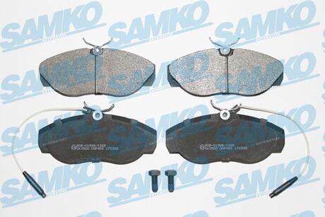 5SP493 SAMKO Колодки тормозные передние 94-02 (1.4t)