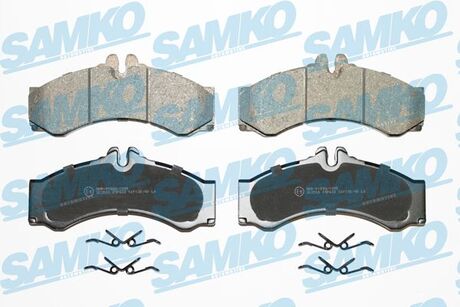 5SP633 SAMKO Тормозные колодки, дискове гальмо (набір)