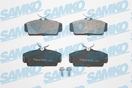 5SP706 SAMKO Тормозные колодки, дискове гальмо (набір)