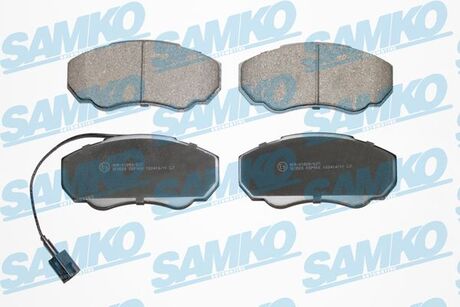 5SP966 SAMKO Колодки тормозные передние 02-06 R15 (1.4t)