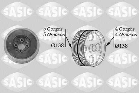 2156004 SASIC Шків ременя VAG (вир-во Sasic)