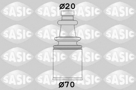 2873693 SASIC Ремонтний комплект пильника шРУСа с елементами монтажу