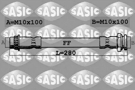 6600018 SASIC Шланг тормозной