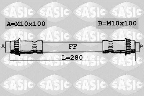 SBH0286 SASIC Шланг тормозной