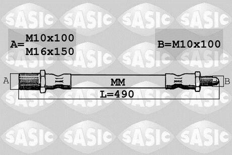 SBH6347 SASIC Шланг тормозной