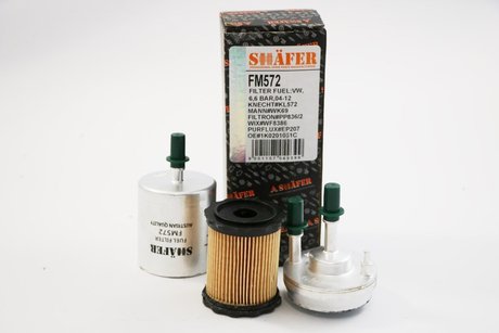 FM572 SHAFER Фильтр топливный VAG 6.6 BAR 04-12