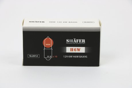 SL2012 SHAFER Лампа накаливания 12V 6W H6W BAX9S