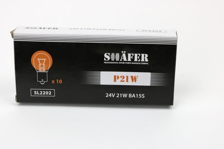 SL2202 SHAFER Лампа накаливания 24V 21W P21W BA15S