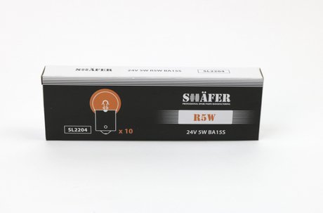 SL2204 SHAFER Лампа накаливания 24V 5W R5W BA15S