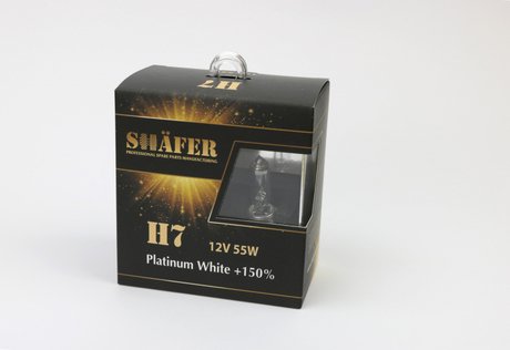 SL3007P SHAFER Лампа галогеновая H7 12V55W Platinum White +150%