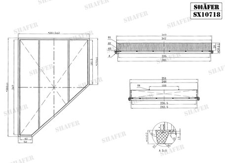 SX10718 SHAFER Фильтр воздушный Buick Enclave, Cadillac XT5, XT6, Chevrolet Blazer