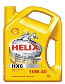 550039792 SHELL Масло моторное Shell Helix HX6 10W-40 (4 л)