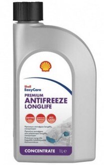 PBT75F SHELL SHELL 1л Premium Longlife Concentrate Антифриз красный -80С° (замена 120тыс.) 12/G12+ отвечает требованиям AUDI, SKODA, SEAT, VW