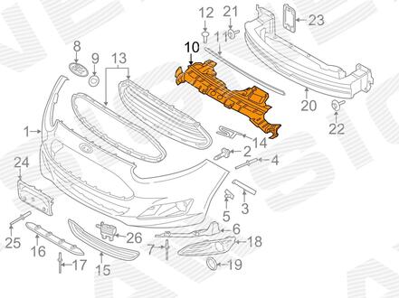 PFD30007CA Signeda КРОНШТЕЙН Для РЕШЕТКИ