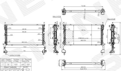 RAFD37162A Signeda Радиатор