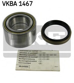 VKBA 1467 SKF Подшипник ступицы колеса, к-кт.