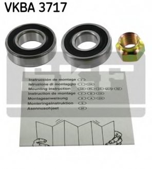 VKBA 3717 SKF Підшипник колеса,комплект