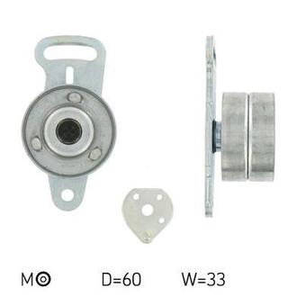 Натяжний ролик, ремінь ГРМ SKF VKM 16212