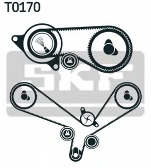 VKMA 01152 SKF Комплект ремня грм (пр-во skf)