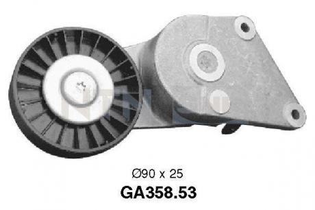GA358.53 SNR NTN Ролик натяжной Peugeot /Citroen 1,8-2,0 16V 94- +AC