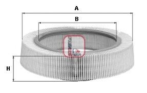 S8460A SOFIMA Фільтр повітряний Audi 100 1.8/2.0 -82