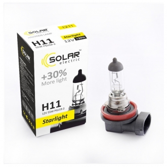 1211 Solar Галогеновая лампа SOLAR H11 +30% 12V 1211