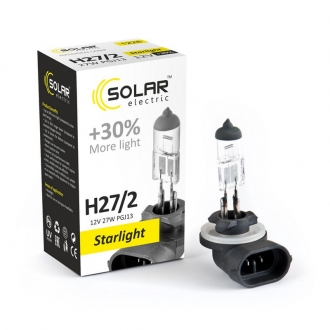 1228 Solar Галогеновая лампа Solar H27/2 12V 27W PGJ13 Starlight +30% (1228)