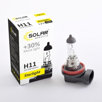 2411 Solar Галогеновая лампа Solar H11 StarLight +30% 70W 24V (2411)