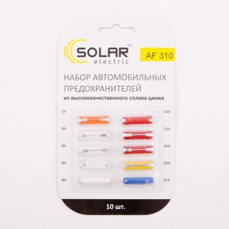 AF310 Solar Предохранители блистер цилиндр SOLAR AF310