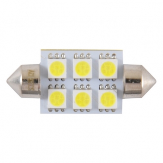 LS253_P Solar Автолампы светодиодные Solar 12V SV8.5 T11x39 6smd 5050 white