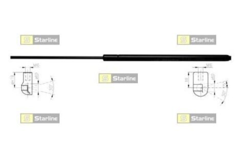16.46.800 STARLINE Амортизатор багажника