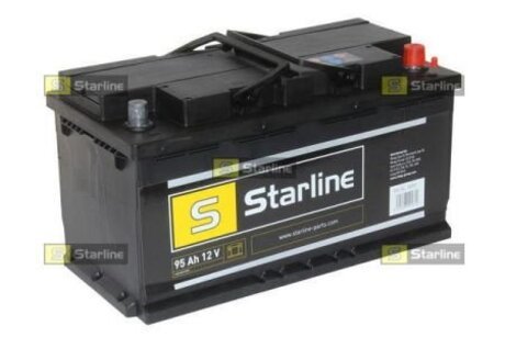BA SL 100P STARLINE Аккумулятор STARLINE, R"+" 95Ah, En800 (353 x 175 x 190) правый "+",B13 производство ЧЕХИЯ