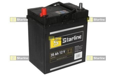 BASL35JL STARLINE Аккумулятор STARLINE L"+" 35Ah, En300 (Asia) (187 x 127 x 227) левый "+",B00 производство ЧЕХИЯ