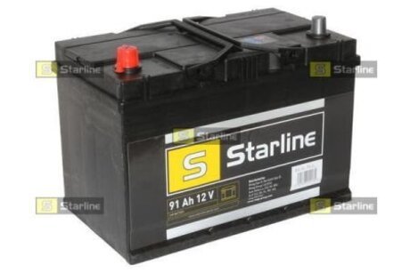 BASL95JL STARLINE Аккумулятор STARLINE (Asia), L+ 91Ah, En740 (306 x 173 x 225) левый +,b01 производство ЧЕХИЯ