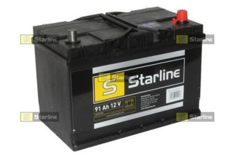 BASL95JP STARLINE Аккумулятор STARLINE (Asia), R+ 91Ah, En740 (306 x 173 x 225) правый +,b01 производство ЧЕХИЯ