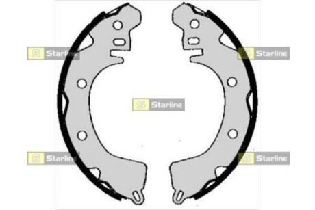 BC 05260 STARLINE Тормозные колодки барабанные, к-кт.