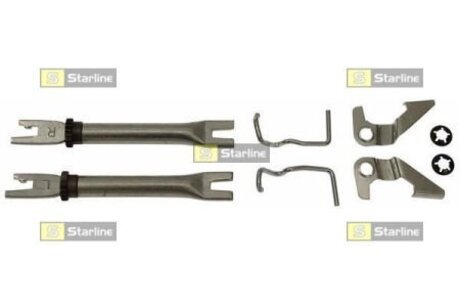 BCPR111 STARLINE Ремонтный комплект тормозных колодок