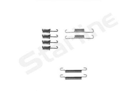 Ремонтный комплект тормозных колодок STARLINE BCPR39