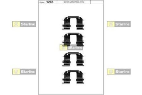 BD PR06 STARLINE Ремонтный комплект тормозных колодок