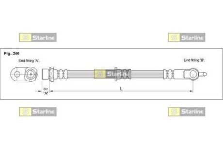 HA EB.1275 STARLINE Тормозной шланг