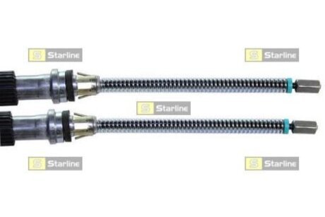 LABR0623 STARLINE Трос стояночного тормоза L=1510/1705+1475/1670 mm