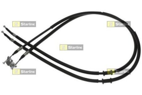 LABR1243 STARLINE Трос стояночного тормоза L=1460/1643 + 1491/1675 mm